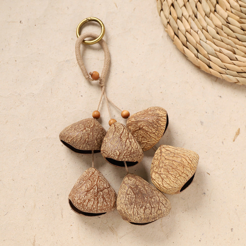 New Chinese-style Wish-Fulfillment Seed-Bead Bag Charm Keychain