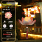 Creative Antique-Style Lotus Hand-held Luminous Lantern