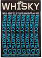 WHISKY 50w Rim Decal Kit for 2 Rims Cyan