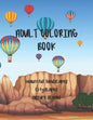Adult Coloring Book: Landscapes, Cityscapes & Nature Scenes - Paperback