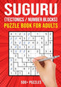 Suguru Puzzle Books for Adults: Tectonics Japanese Math Logic Number Puzzle 500+ Puzzles Easy to Hard - Paperback