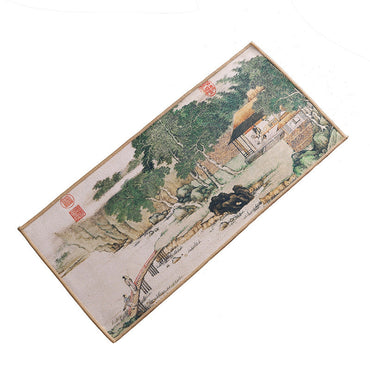 Deerskin Chinese Velvet Painted Zen Absorbent Tea Towel Cloth