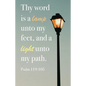 General Worship Bulletin: Light (Package of 100): Psalm 119:105 (Kjv) - Paperback