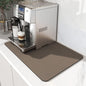 Simple Solid Color New Style Diatomaceous Earth Coffee Machine Mat