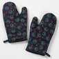 Distinctly Designed Oven Mitts - Set of 2
