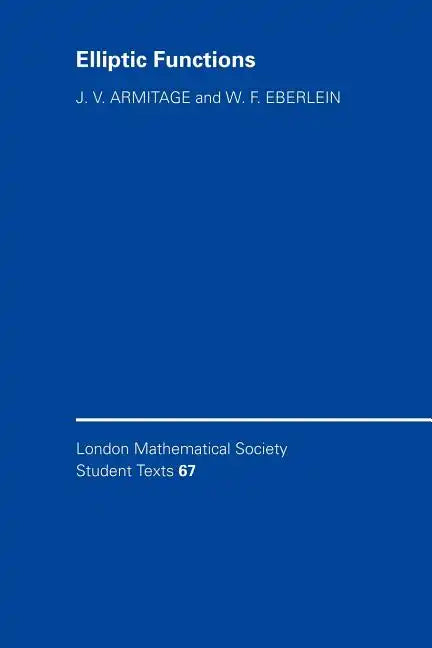 Elliptic Functions - Paperback