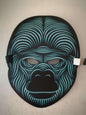 Halloween Glowing Face Cover Led Light Dance For Halloween Festival Party Headwear Music Head Props Bar Face Accessories