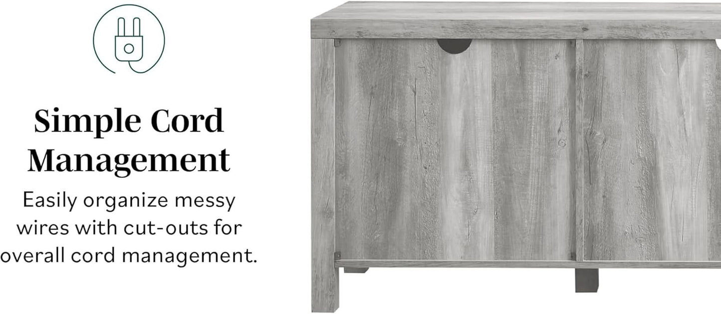 Georgetown Modern Farmhouse 70 Inch TV Stand Stone Grey