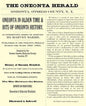 Oneonta in Olden Time & Bits of Oneonta History: An Interesting Series of Articles by Harvey Baker, Published in the Oneonta Herald During the Years 1 - Paperback