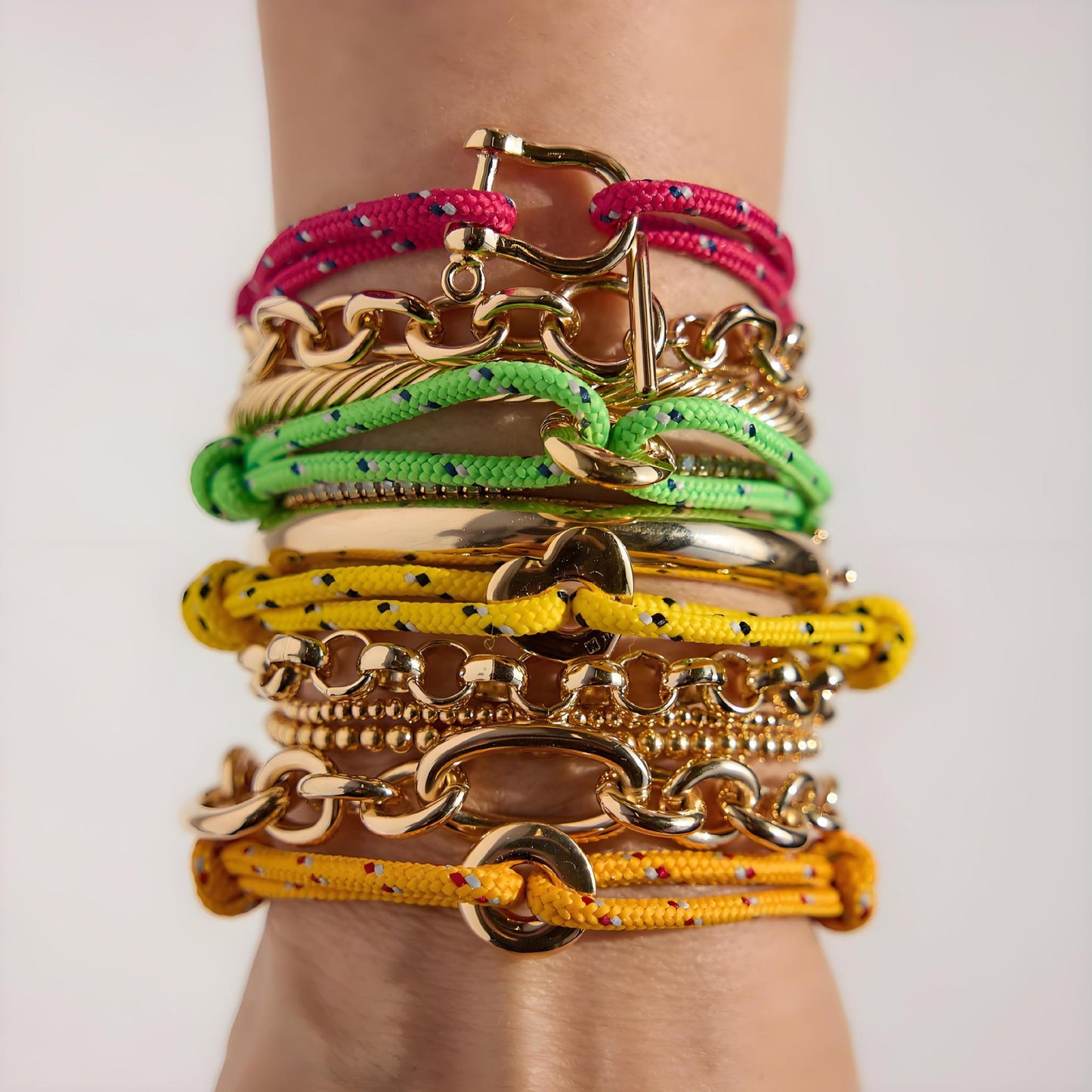 Colorful Dopamine Stainless Steel Bracelet