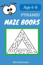 Pyramid MAZE Book for Kids Ages 6-8: 50 Maze Puzzle Games to Boost Kids' Brain, Pocket Size 6x9 Inch, Large Print - Paperback