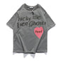 Kanye Kanye Music Festival Printed Love Half-Shirt