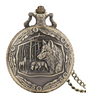Retro Clamshell Three-dimensional Relief Wolf Head