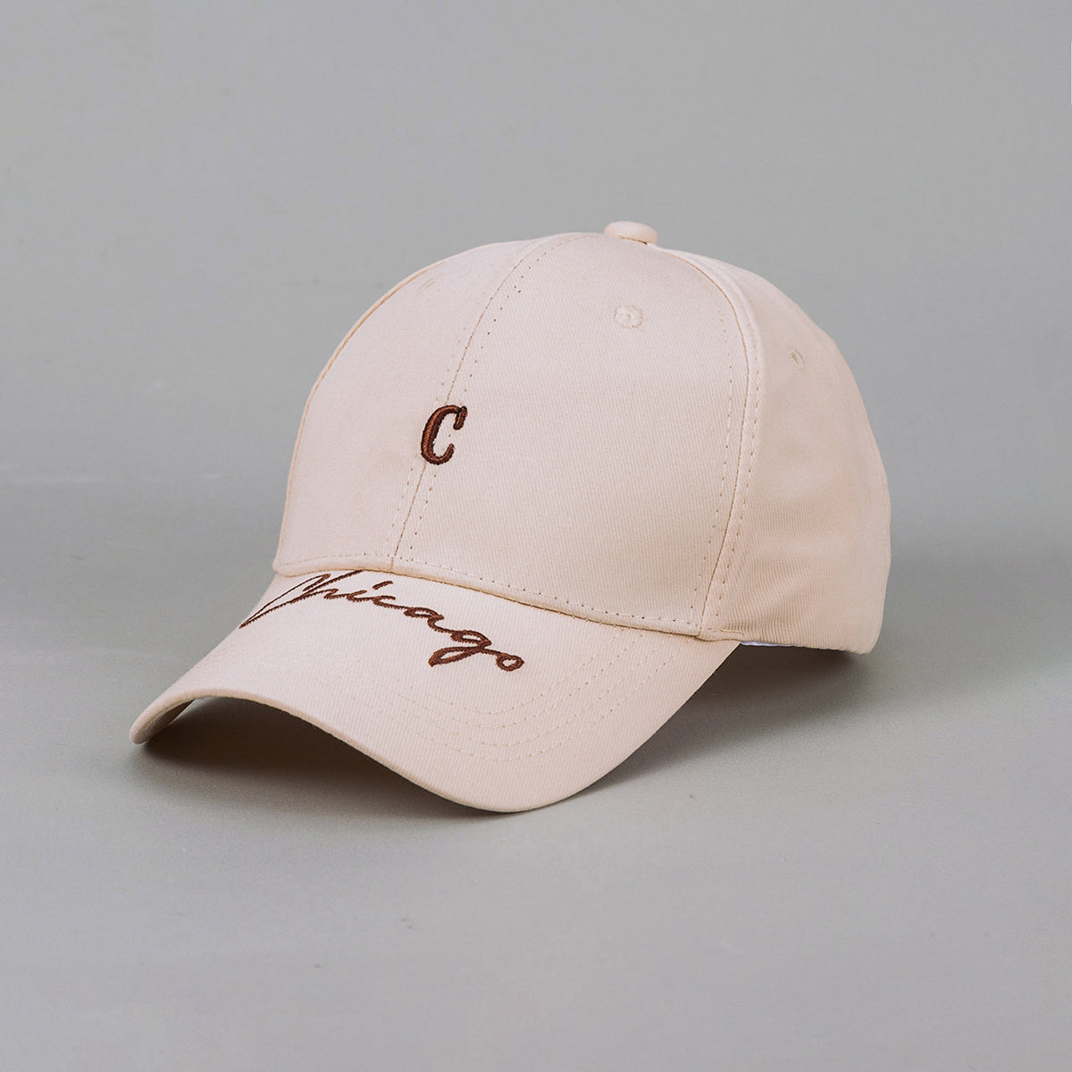 Men's And Women's Solid-color Embroidered Letter C Baseball Cap, Suitable For Best Friends Going Shopping And Having A Summer Picnic. Soft-top, Versatile Beanie Hat.