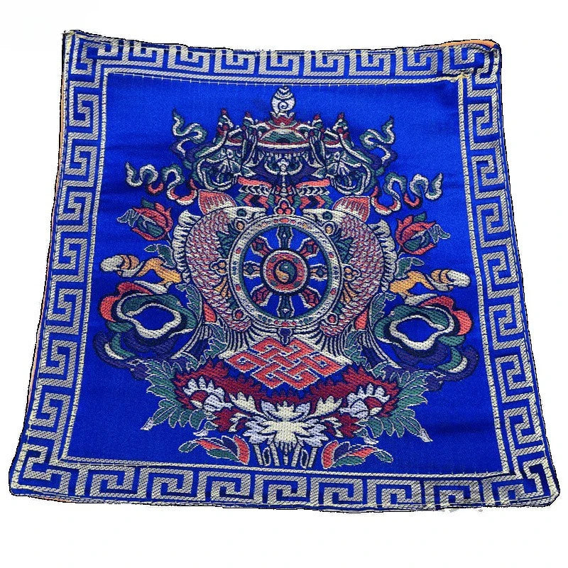 Tibetan-Style Buddha & Vajra Altar Cushion Mats