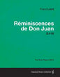 Reminiscences de Don Juan S.418 - For Solo Piano (1841) - Paperback