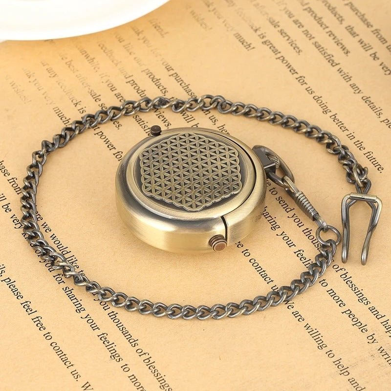 Roman Numeral Manual Winding Mechanical Pocket Watch