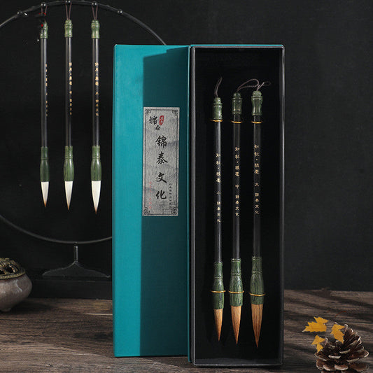 Scholar’s Trio: Premium Chinese Calligraphy Brush Set