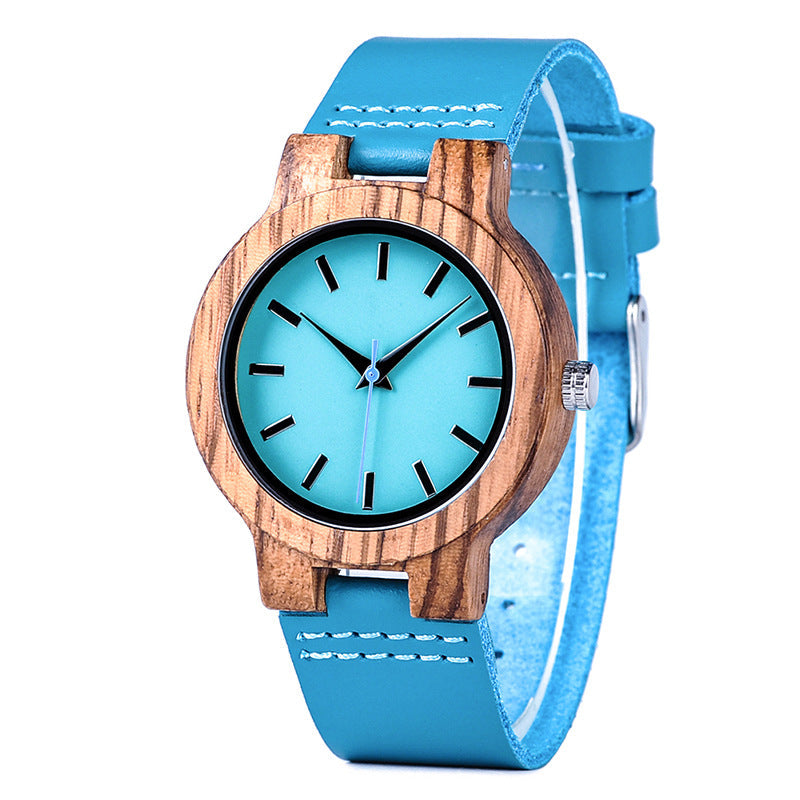 Simple Wooden Watch As A Birthday Gift For Students
