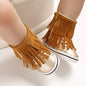 PU Tassel Snow Boots Warm Baby Shoes