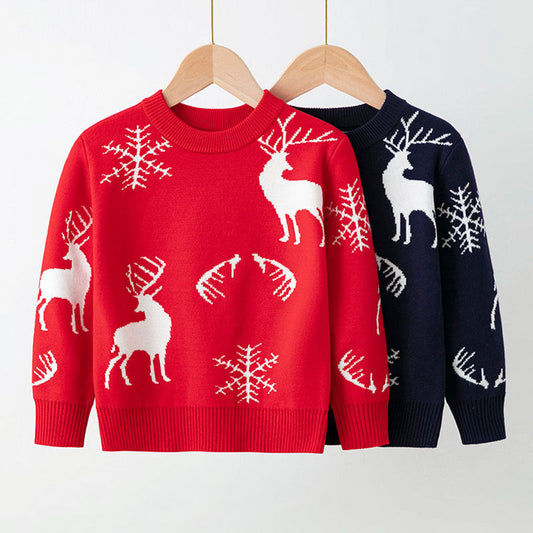 Children's Viscose Knit Christmas Sweater