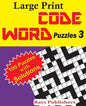 Large Print Code Word Puzzles 3 - Paperback