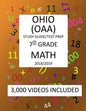 7th Grade OHIO OAA, 2019 MATH, Test Prep: 7th Grade OHIO ACHIEVEMENT ASSESSMENT 2019 MATH Test Prep/Study Guide - Paperback