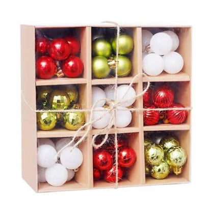 99-Piece: Christmas Balls Ornaments for Christmas Tree Gift Box Set