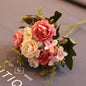 Family Dining Table Wedding Supplies Plastic Peony Bouquet Props