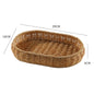 Imitation Rattan Hand-woven Japanese Fruit or Bread Tray