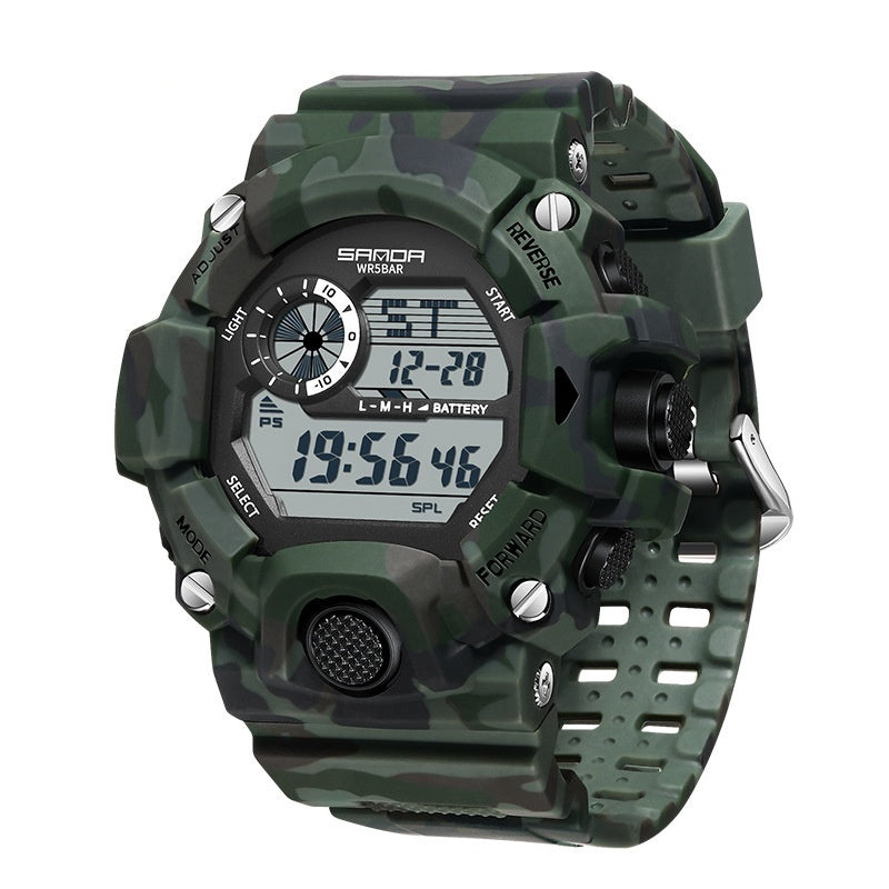 Multi-functional Camouflage Series Outdoor Sports Electronic Watch