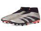 adidas Unisex Predator League Laceless Firm Ground Sneaker Platin Metallic/Aurora Black/Turbo 10 US Men