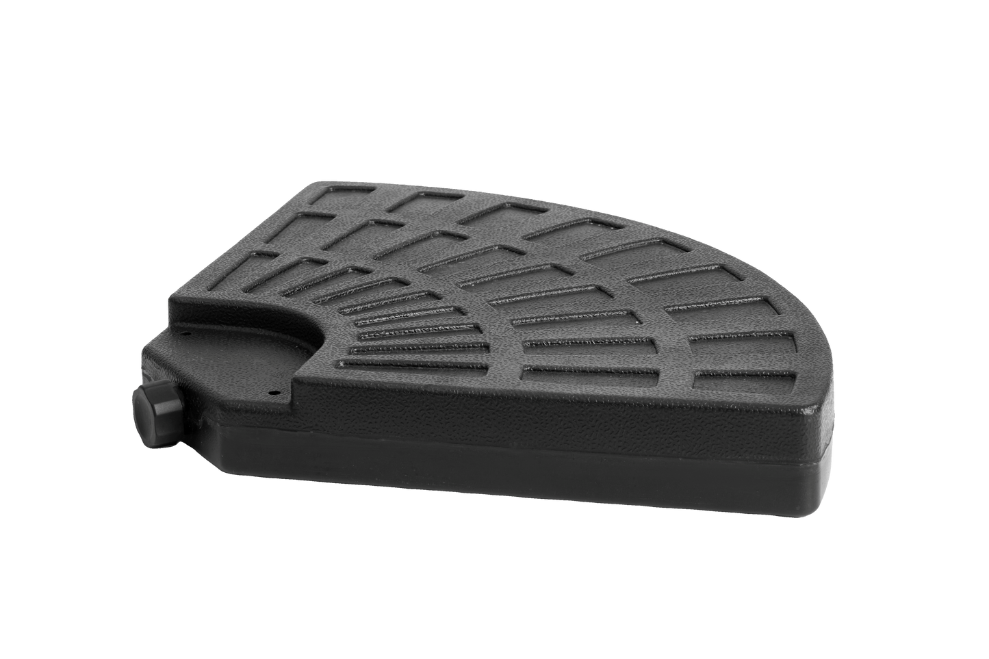 Patio Umbrella Base Fillable 4 Plate PE Black 42 LB Each Water Sand