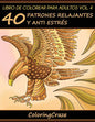 Libro de Colorear para Adultos Volumen 4: 40 Patrones Relajantes y Anti Estrés - Paperback