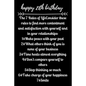 happy21th birthday The 7 Rules of Life - Paperback