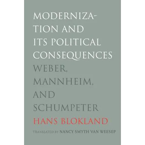 Modernization and Its Political Consequences: Weber, Mannheim, and Schumpeter - Paperback