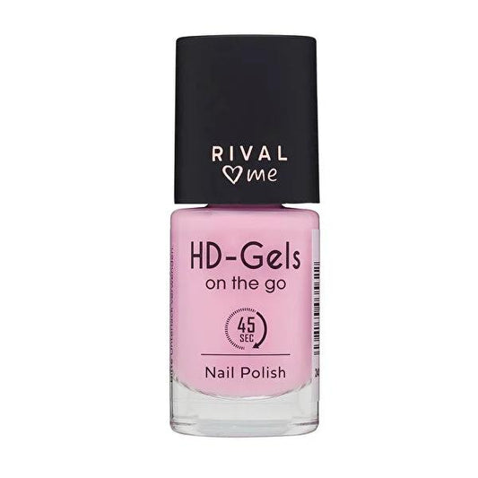 Rival Loves Me HD-Gels Nail Polish No.36 Lavender Life Gel Effect 9 ml - Quick & Glossy Nail Gel Polish for Salon-Like Finish