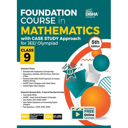 Foundation Course in Mathematics with Case Study Approach for JEE/ Olympiad Class 9 - 5th Edition - Paperback