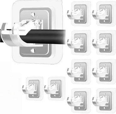 CrystalFix Curtain Rod Hooks Set