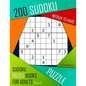 200 Sudoku Medium to Hard: Medium to Hard Sudoku Puzzle Books for Adults With Solutions - Paperback