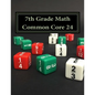 7th Grade Math Common Core 24 - Paperback