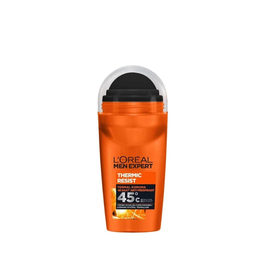 L'Oreal Men Expert Thermic Resist 48H Anti-Perspirant Roll-On: Long-Lasting Sweat & Odor Protection for Active Men, Deodorant for Hot Weather