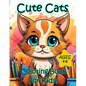 Cute Cats Coloring Book for Kids Ages 4-8: Silly Cartoon Cats, Kittens, and Catstronauts - Paperback