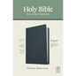NLT Thinline Reference Bible, Filament Enabled Edition (Red Letter, Genuine Leather, Blue) - Leather