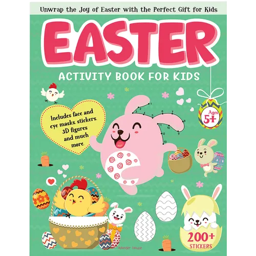 Easter Activity Book for Kids - Board Book