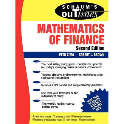 Schaum's Outline of Mathematics of Finance - Paperback