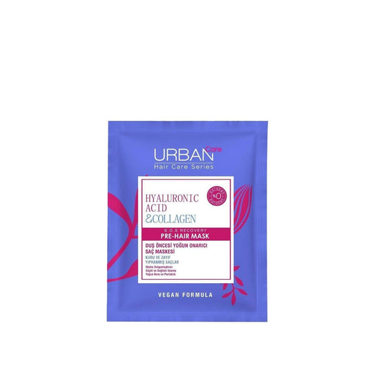 Urban Care Hyaluronic Acid Collagen Pre-Shower Hair Care Mask - Nourishes Dry, Damaged Hair - Vegan & Cruelty-Free