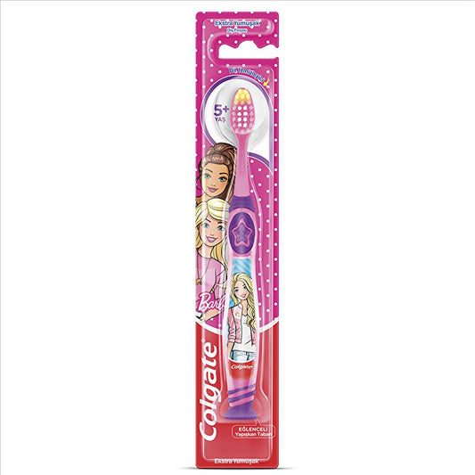 Colgate Children's Extra Soft Toothbrush (Ages 5+) - Gentle on Gums, Fun Designs