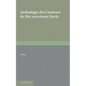 Anthologie Des Conteurs Du Dix-Neuvieme Siecle - Paperback