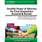Durable Power of Attorney for Final Disposition: Fillable Power of Attorney (POA Only) For Your Estate Planning Needs - Paperback